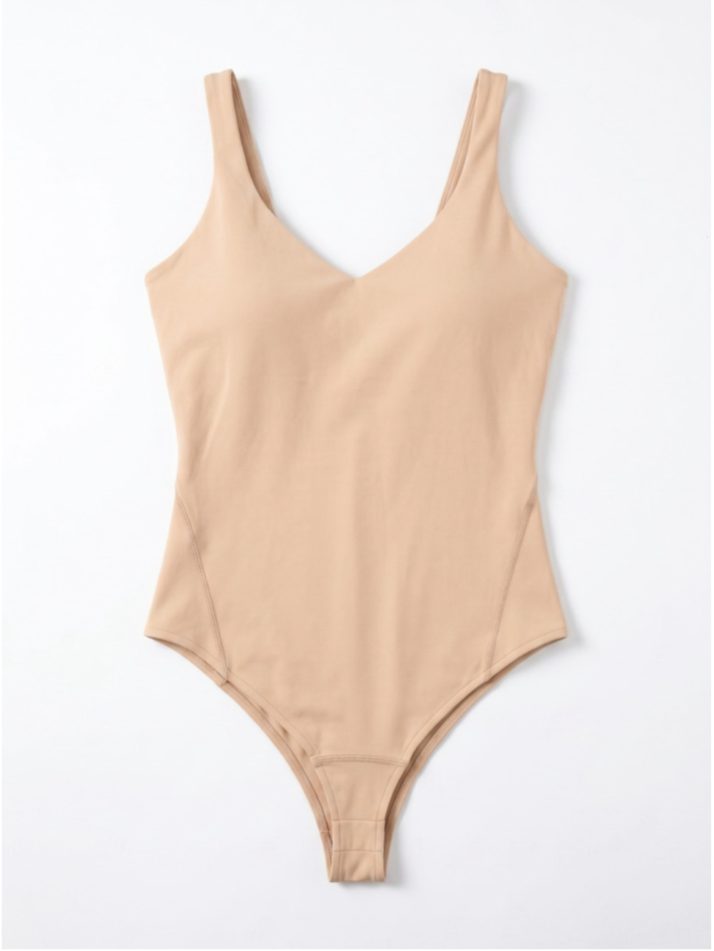 LULULEMON Align Bodysuit Contour Beige One-Piece, Sz 8